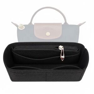 Longchamp Le Pliage Mini Pouch Felt Purse Handbag Bag Insert Organizer